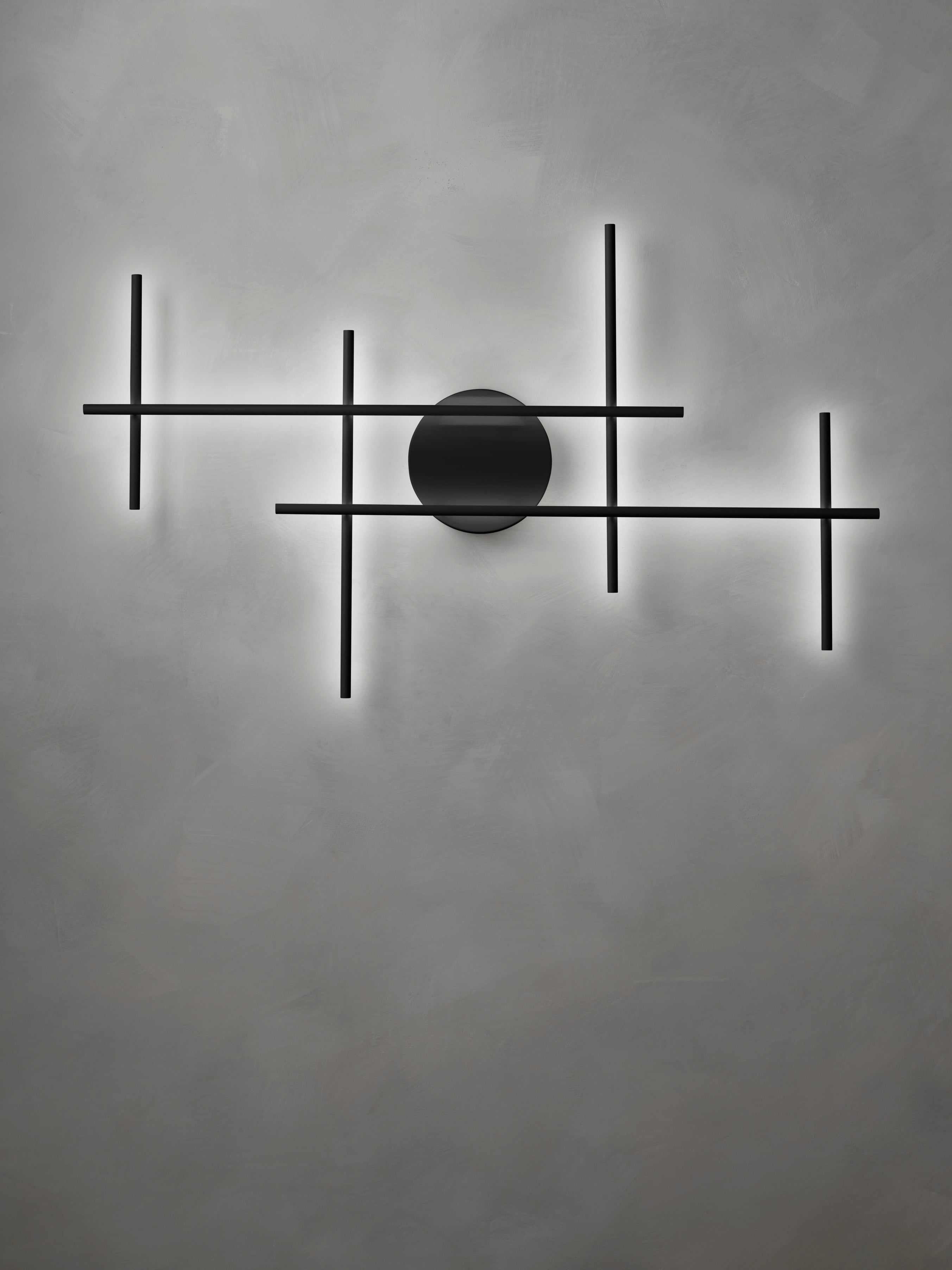 Plafoniera Aero indiretta - Nero