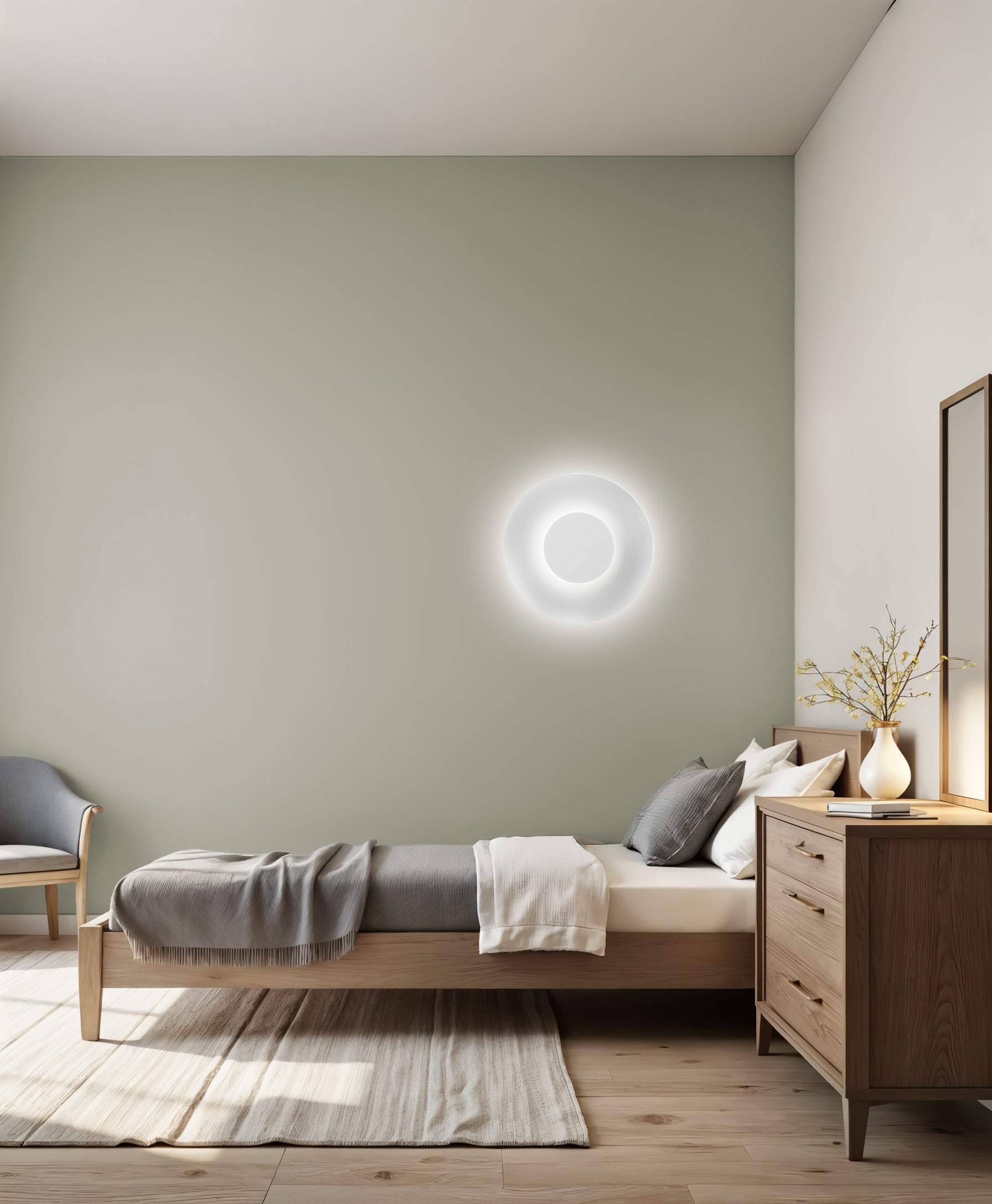 Plafoniera/Applique Moon 45