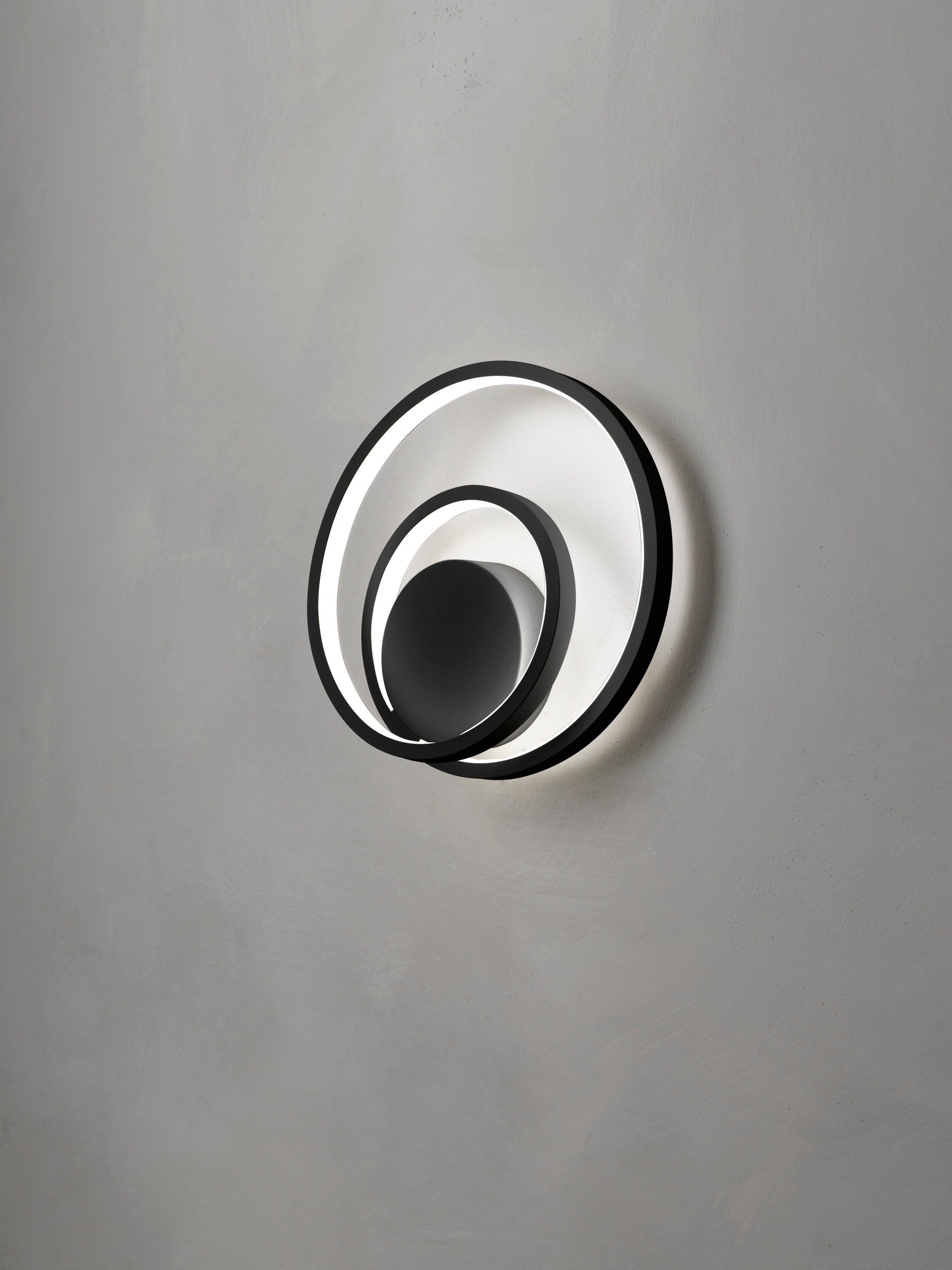 Plafoniera e Applique Island - Nero