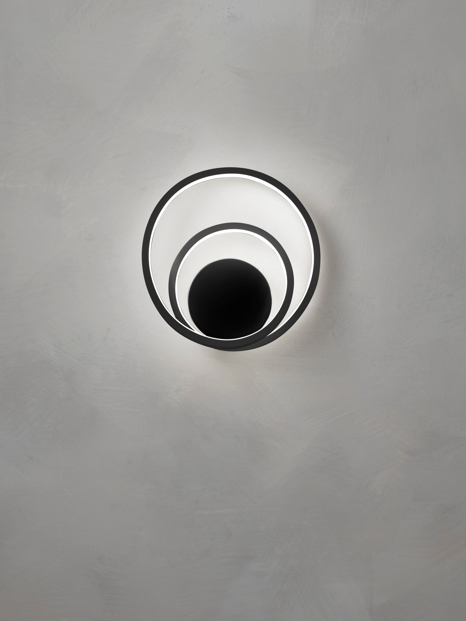 Plafoniera e Applique Island - Nero