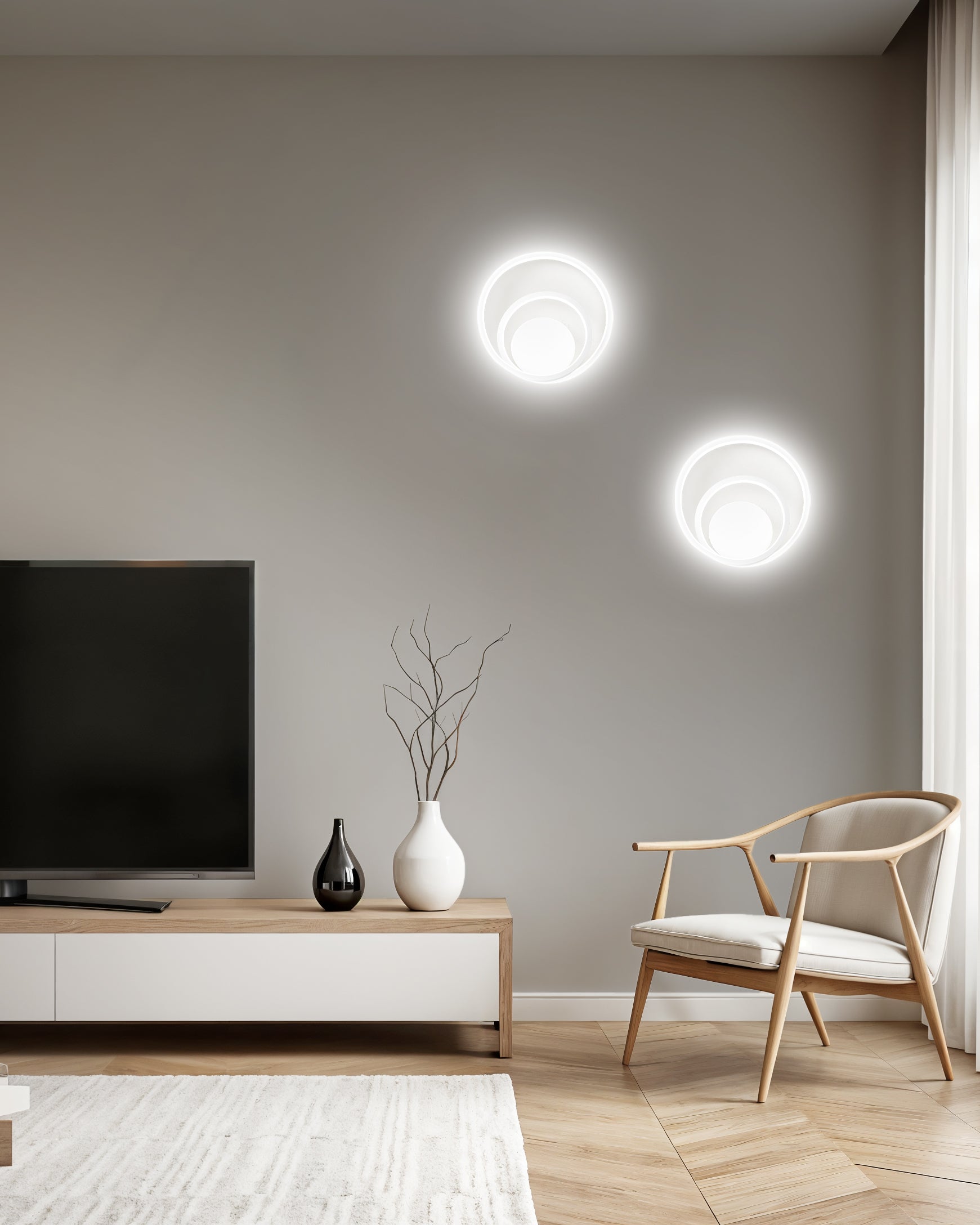 Plafoniera e Applique Island - Bianco