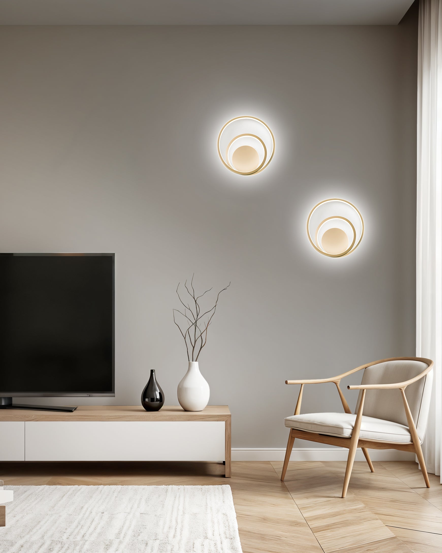 Plafoniera e Applique Island - Oro