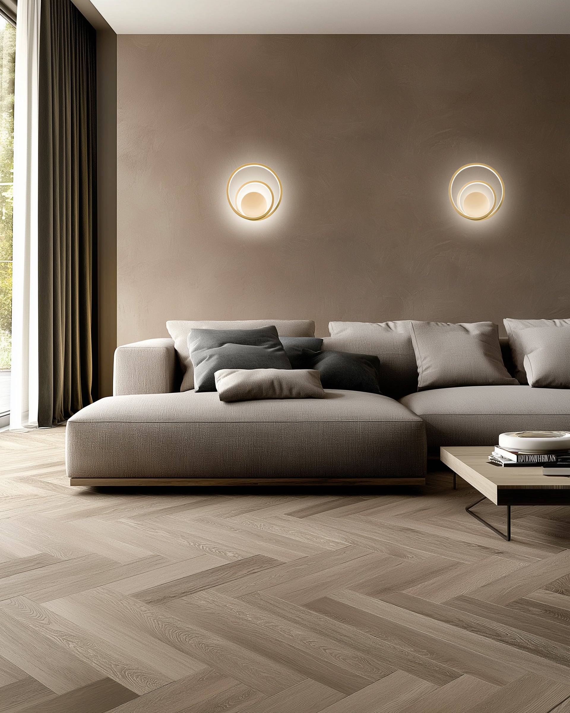 Plafoniera e Applique Island - Oro