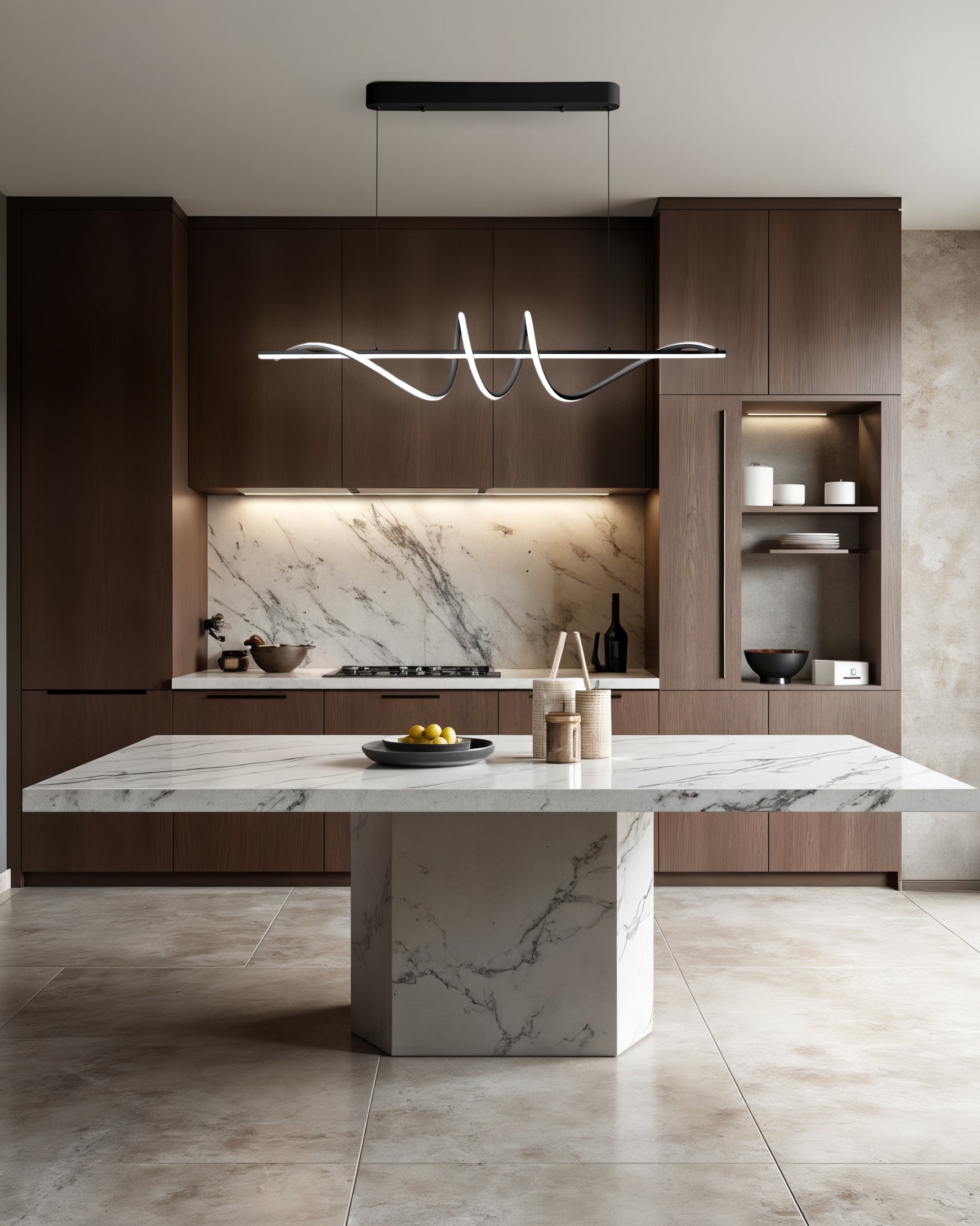 Sospensione Wave - Nero