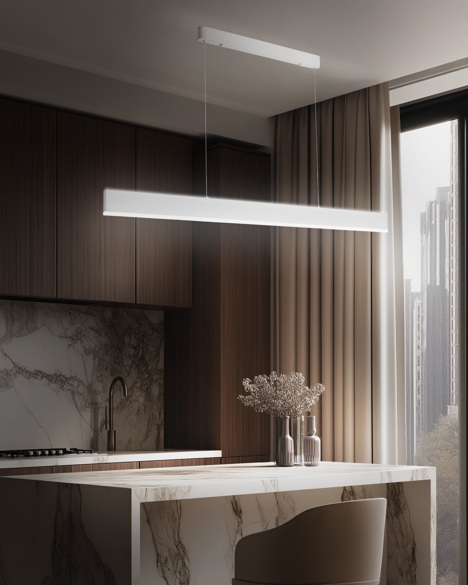 Sospensione Slim - Bianco