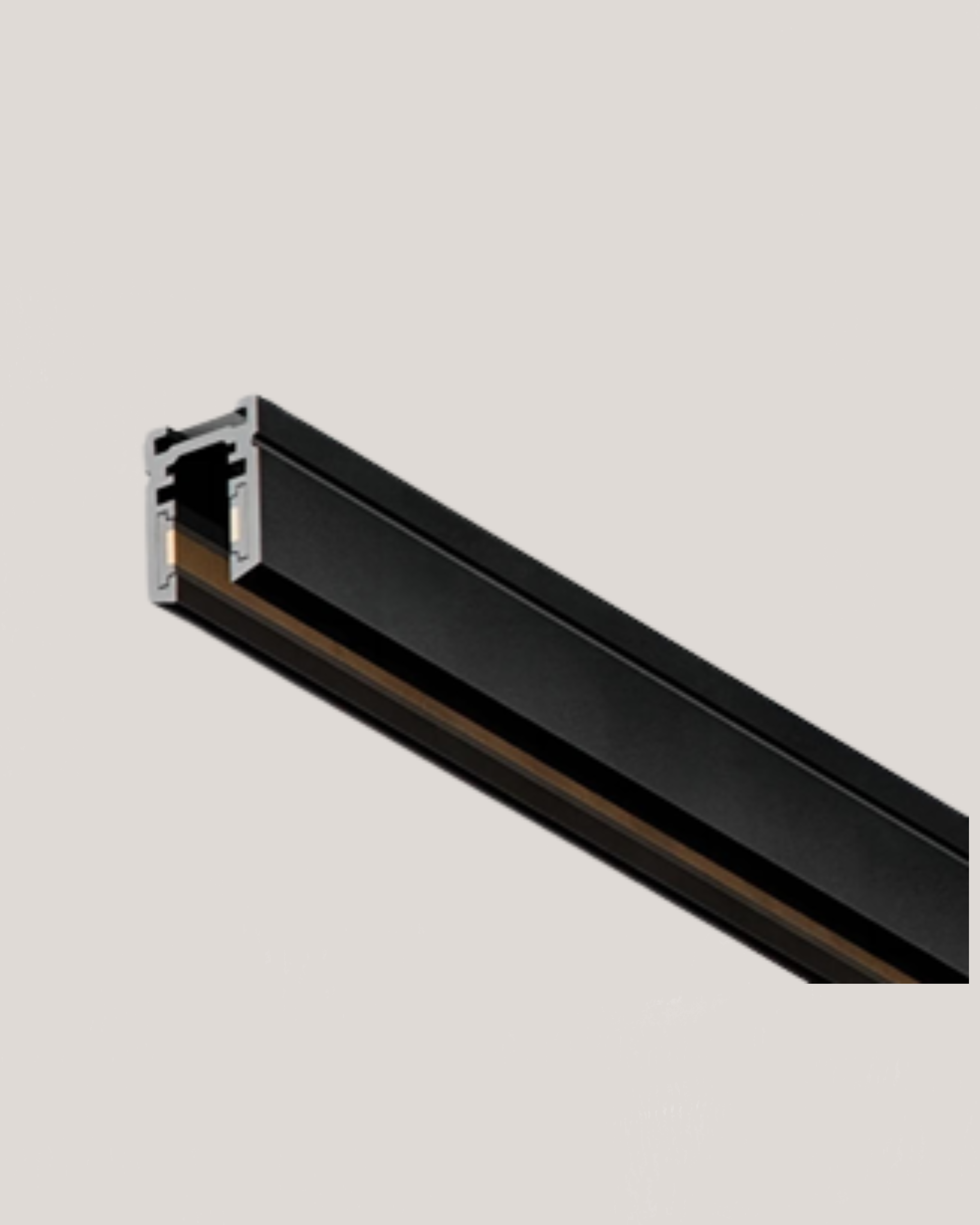 Sistema 5mm - Binario magnetico 100cm - Nero