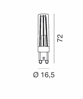 Lampadina G9 5w