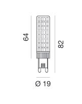 Lampadina G9 8w