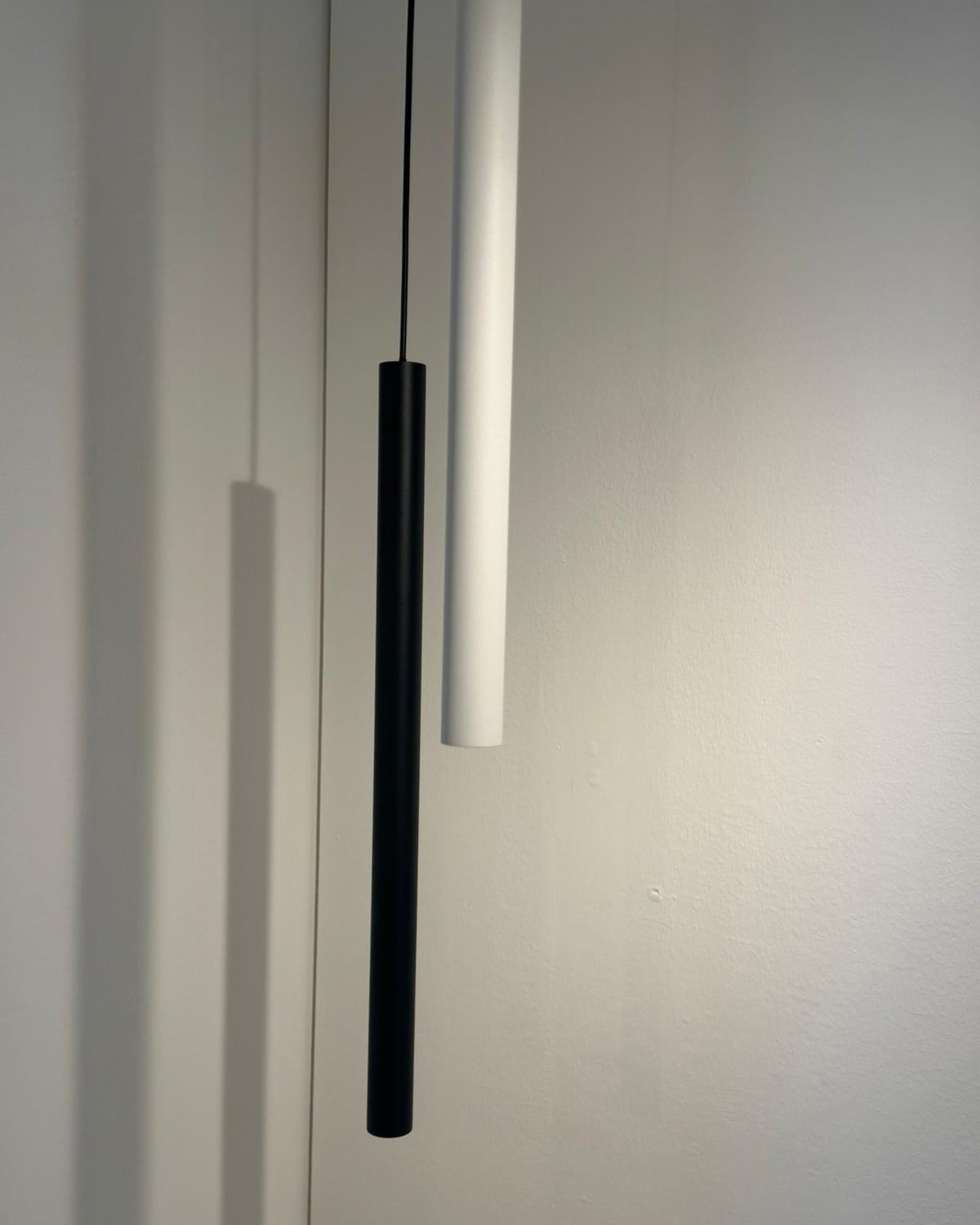 Sospensione cilindro Boston - Bianco