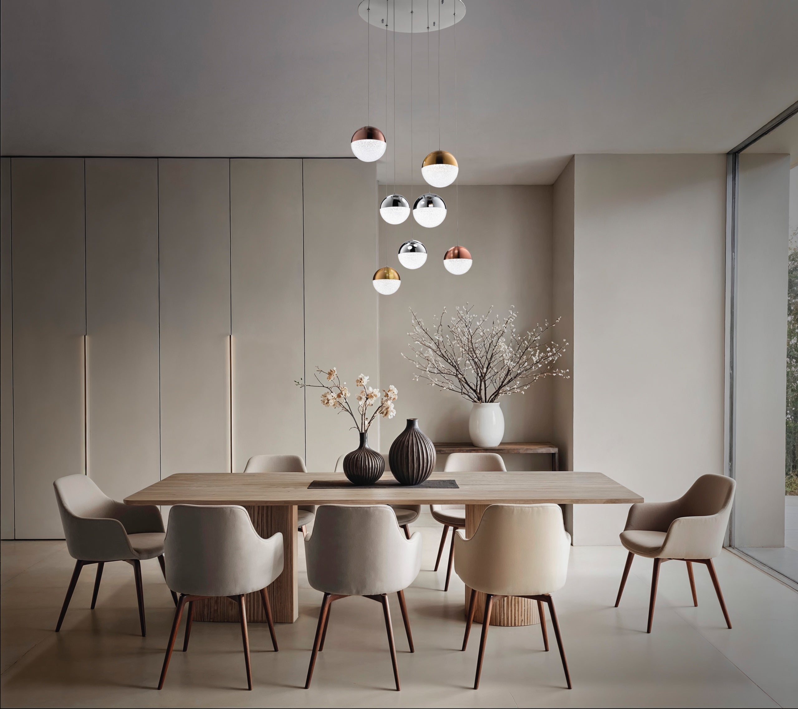 Sospensione Anna - composizione tonda