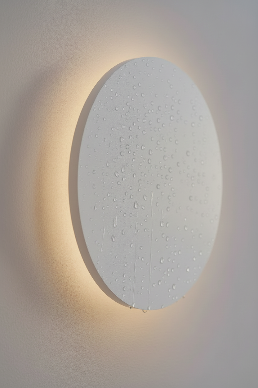 Applique Bottone - Bianco