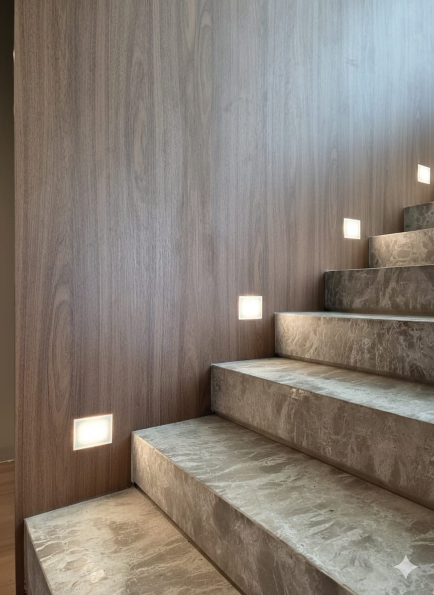 Faretto segnapasso per 503 Vetro