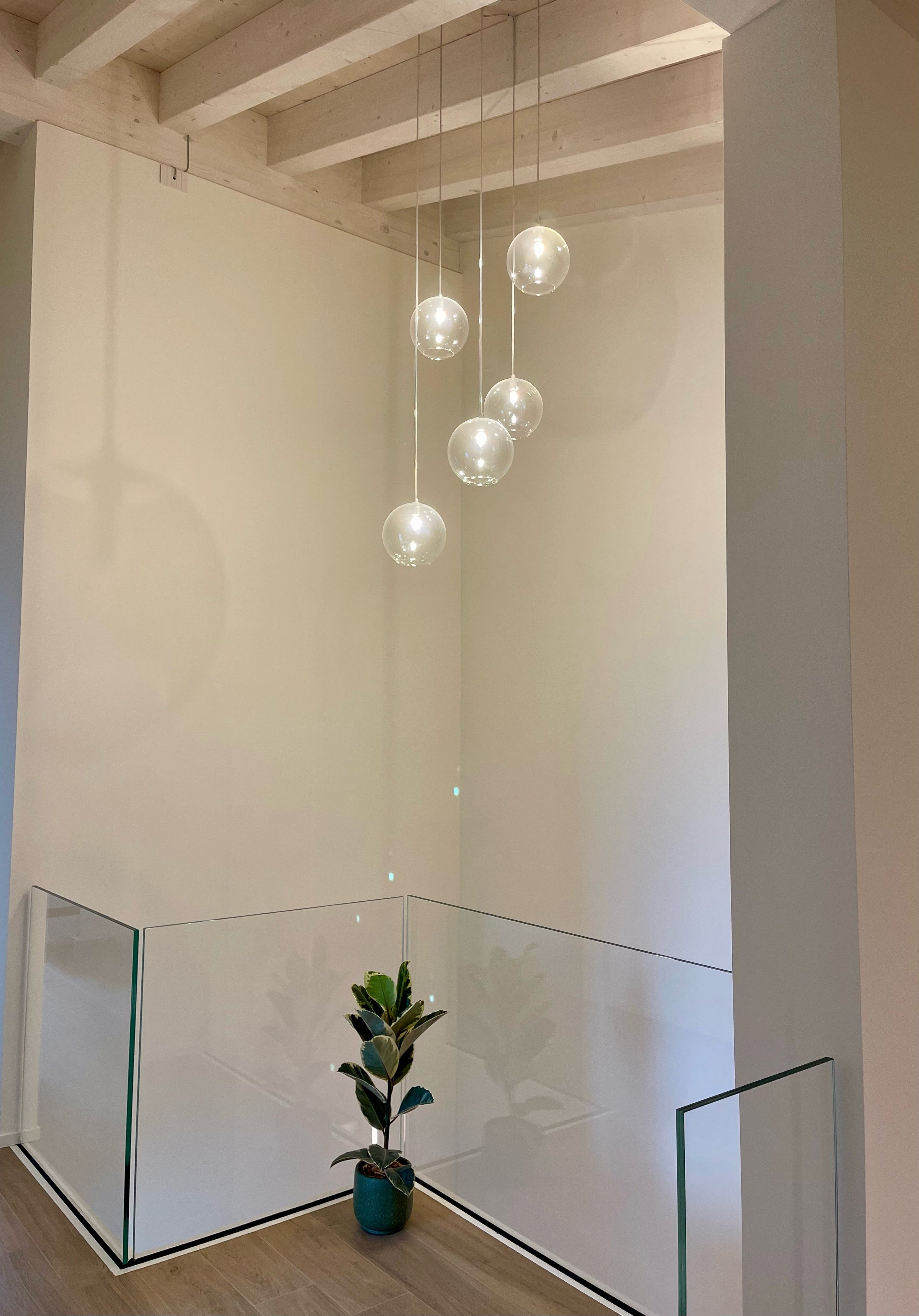 Sospensione Sofia - Sfere Cristallo G9