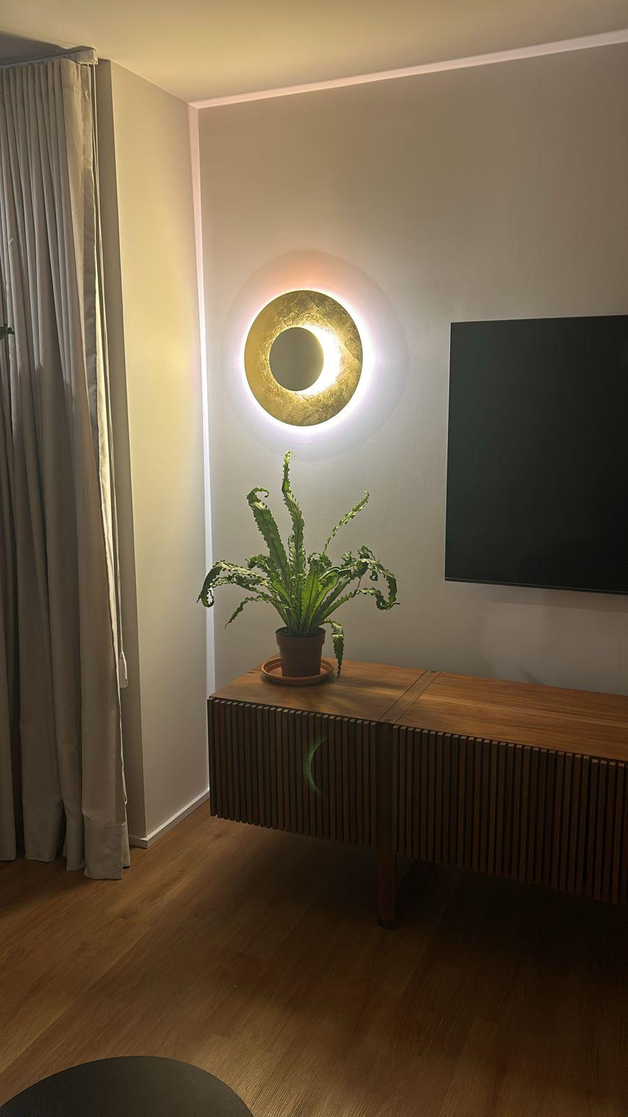 Plafoniera/Applique Moon 45 - Oro