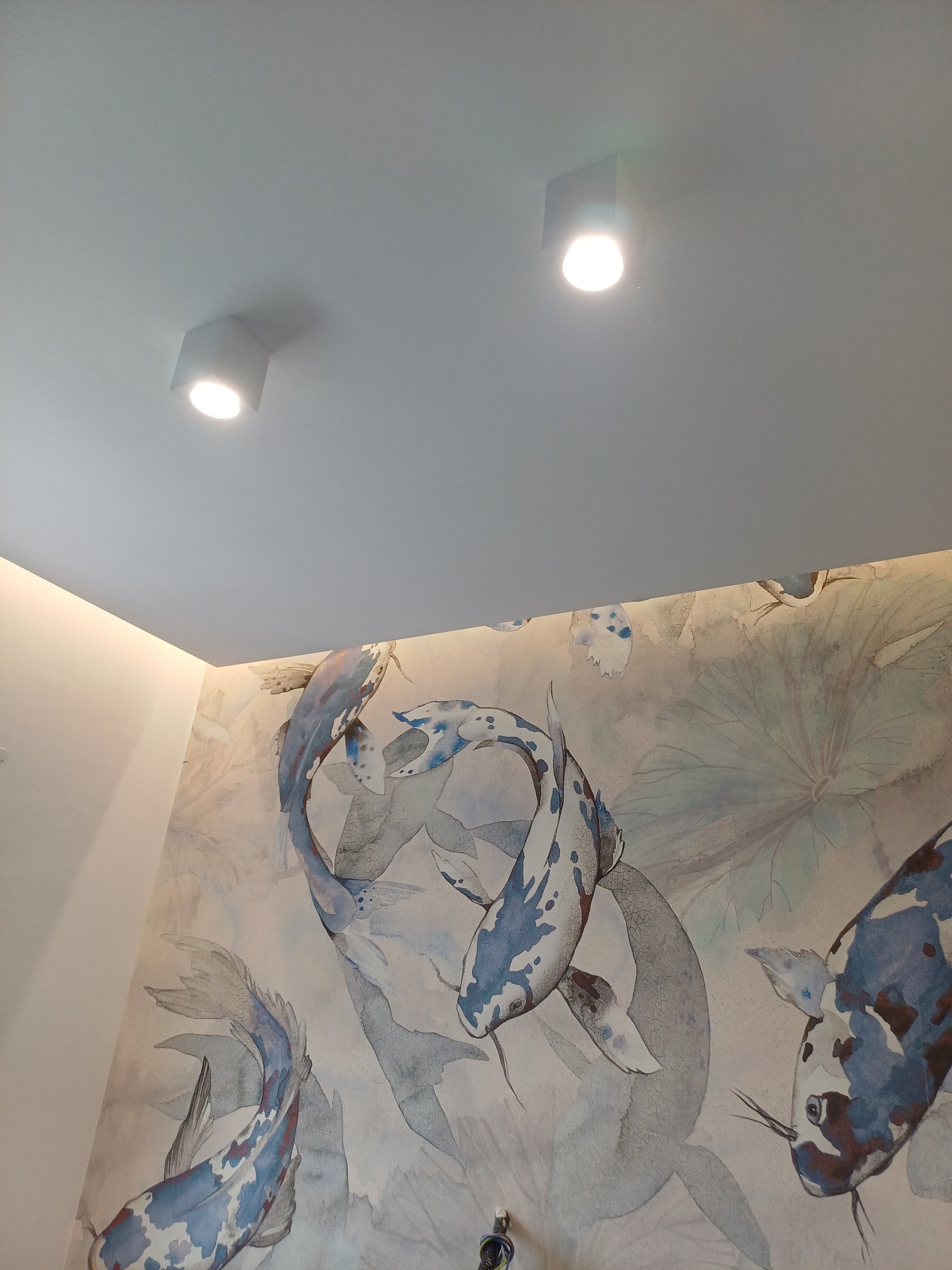 Faretto soffitto quadrato in gesso
