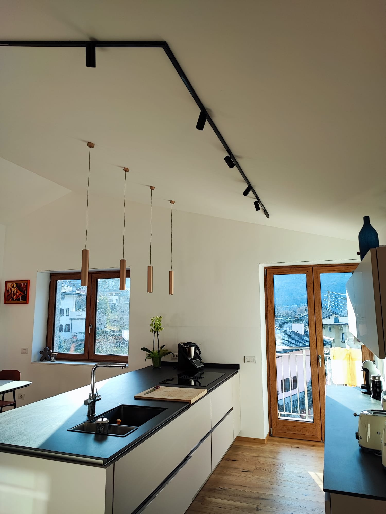 Sistema Karma- Binario magnetico 200cm - Nero