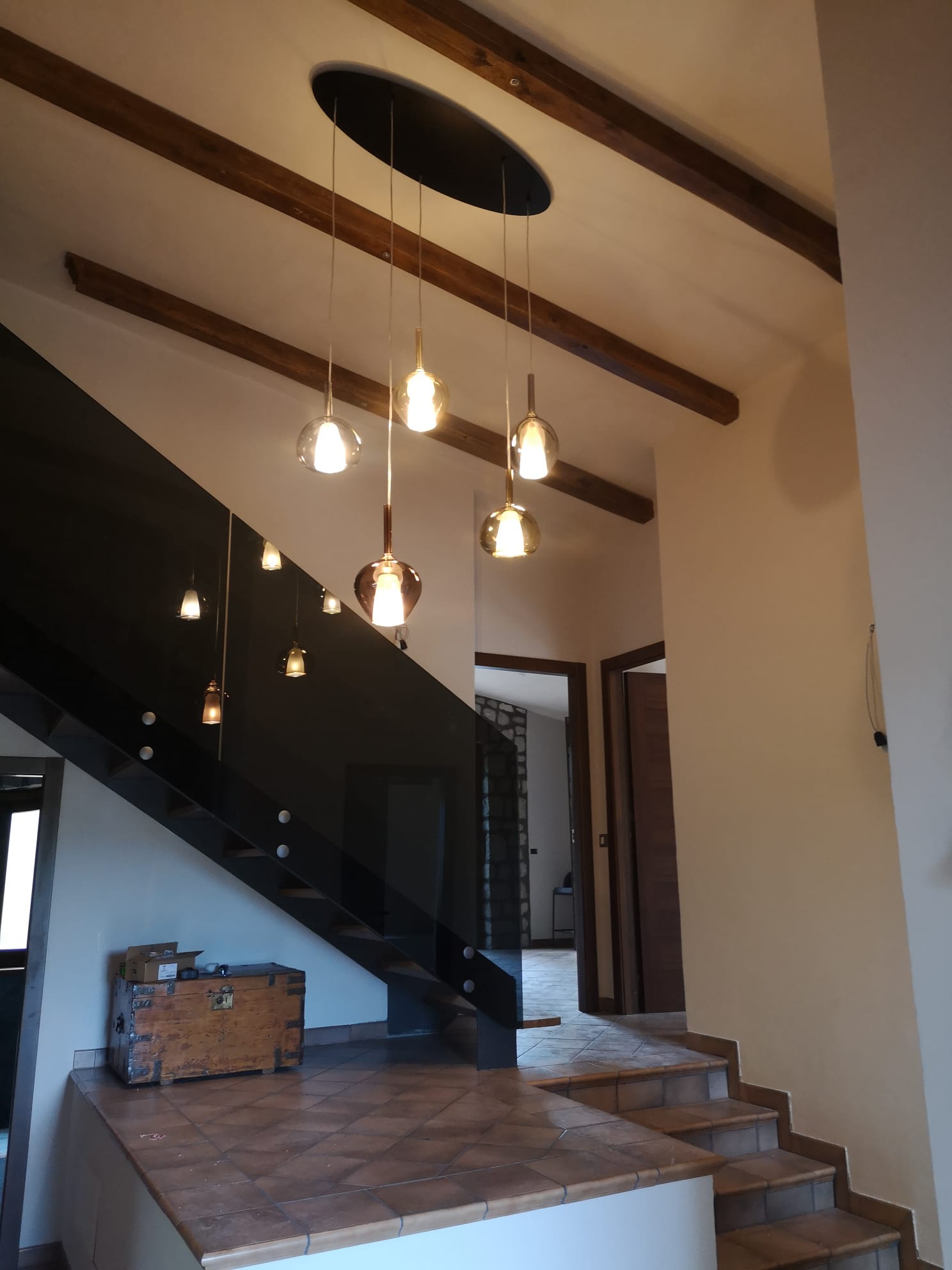 Sospensione Flower - Trasparente