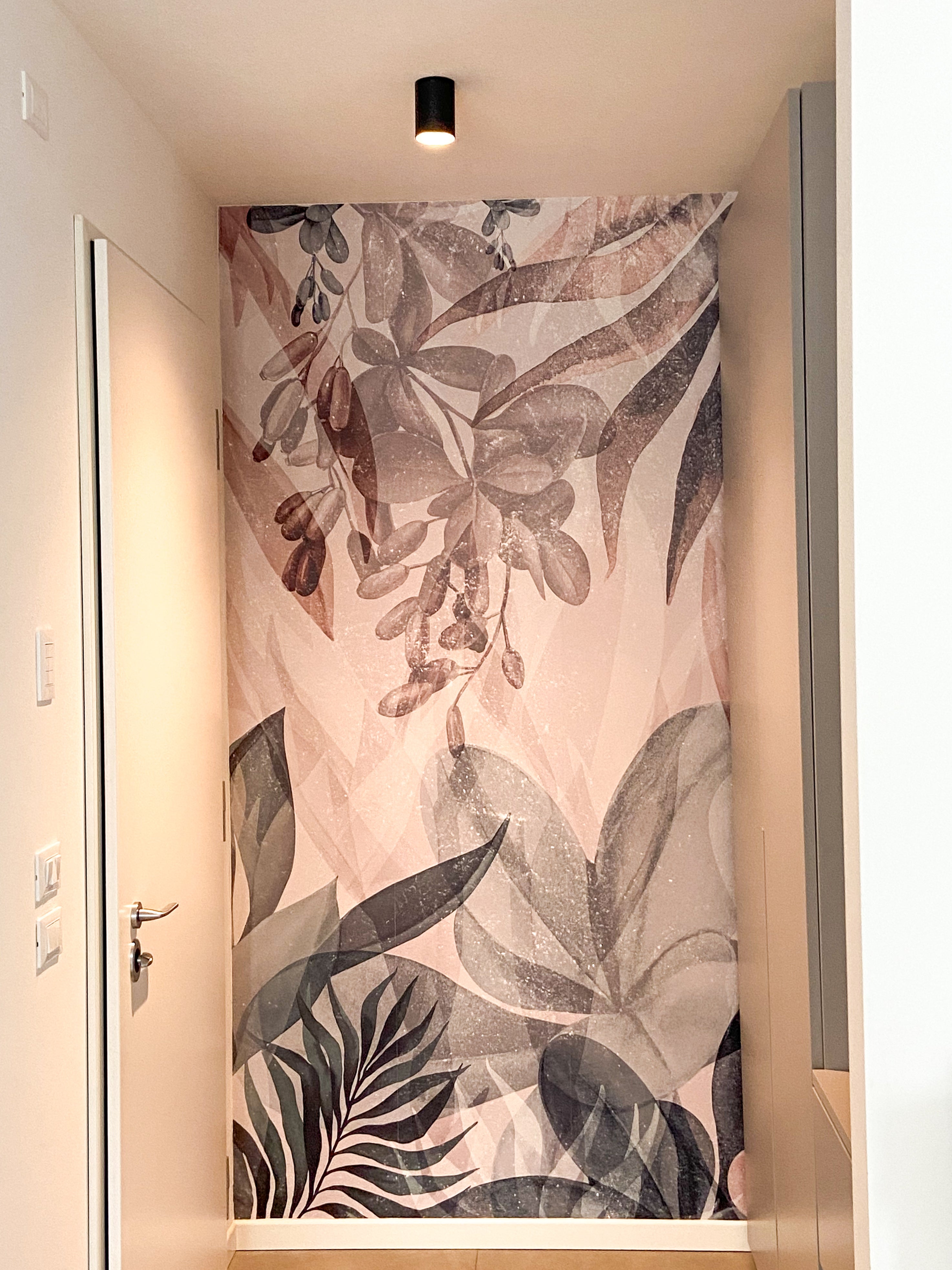 Faretto soffitto tondo in metallo arretrato - Nero