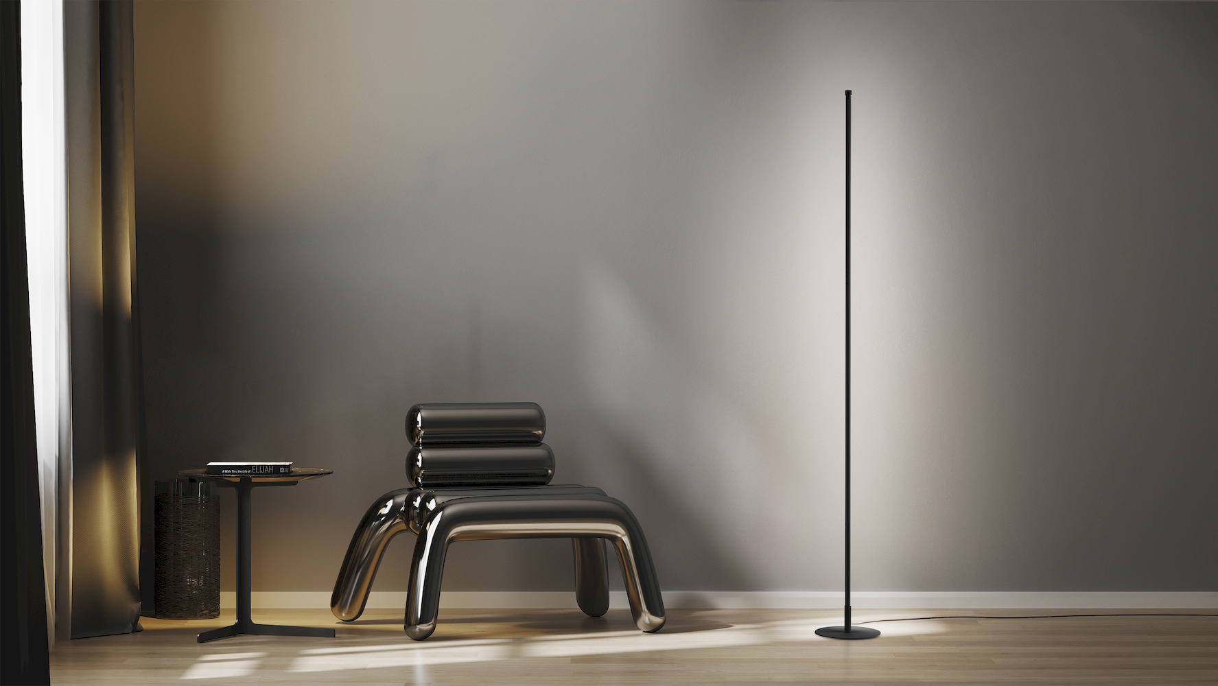 Piantana Pole - Nero