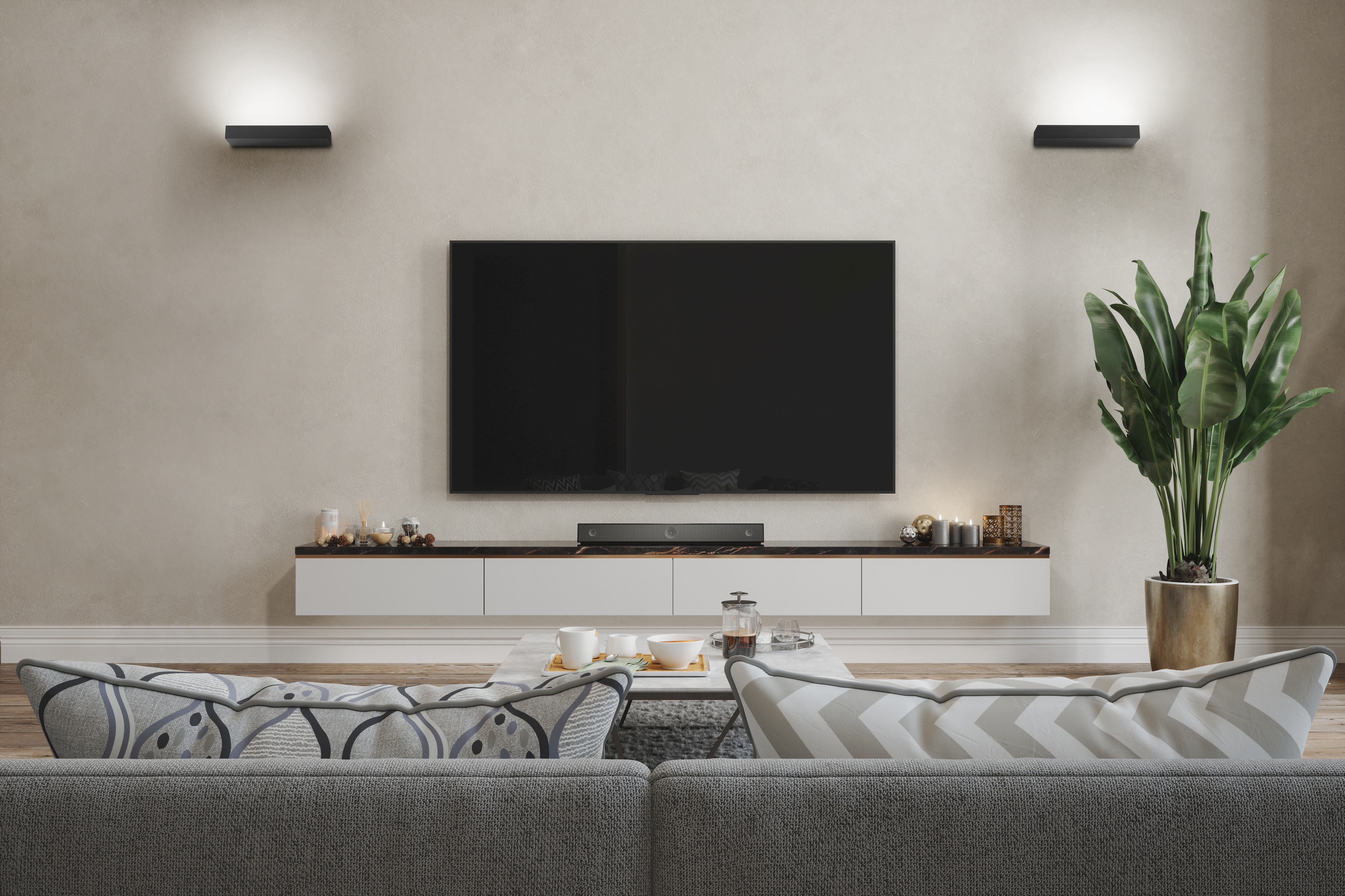 Applique Mensola - Nero