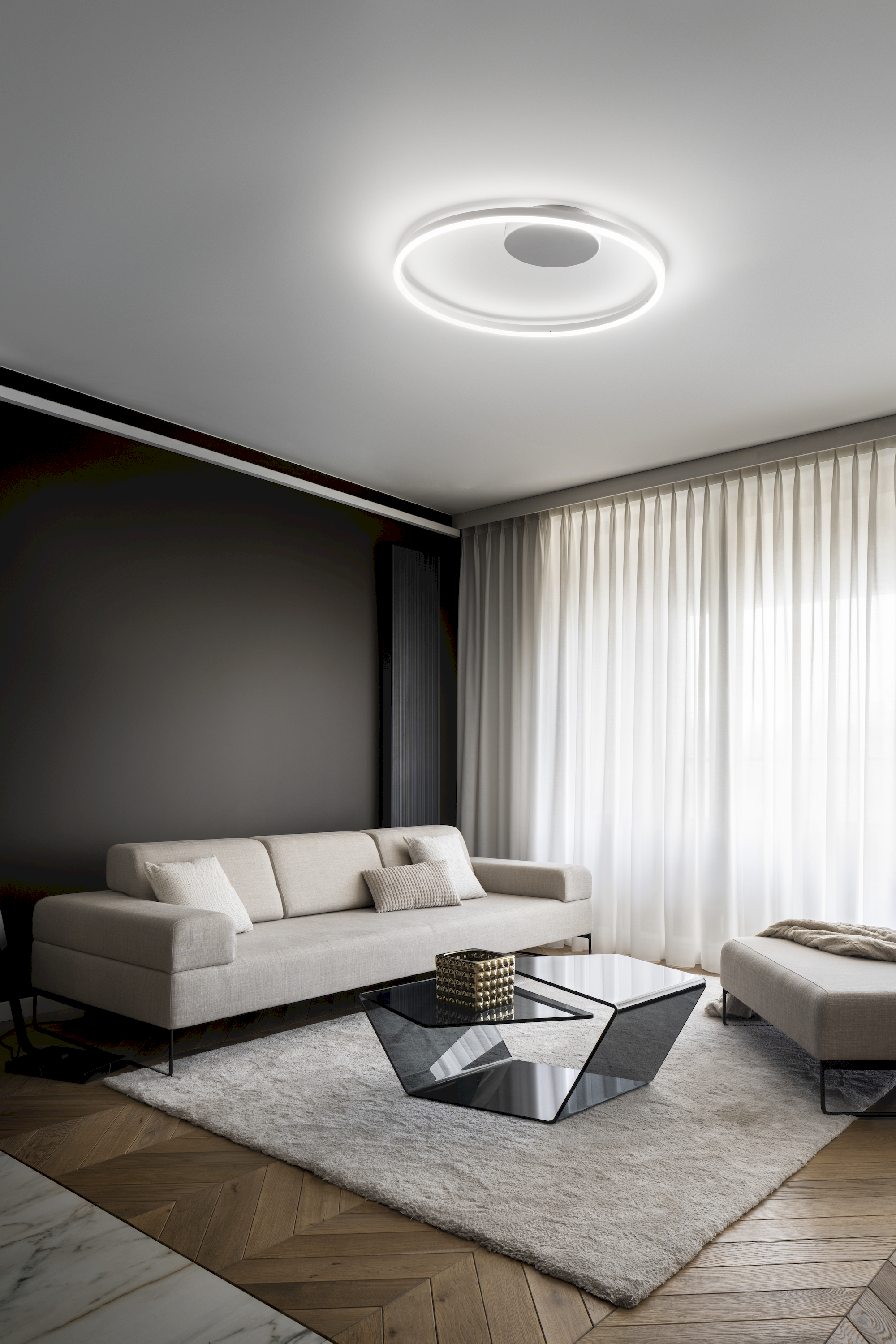 Plafoniera e Applique Eclisse luce diretta - Bianco