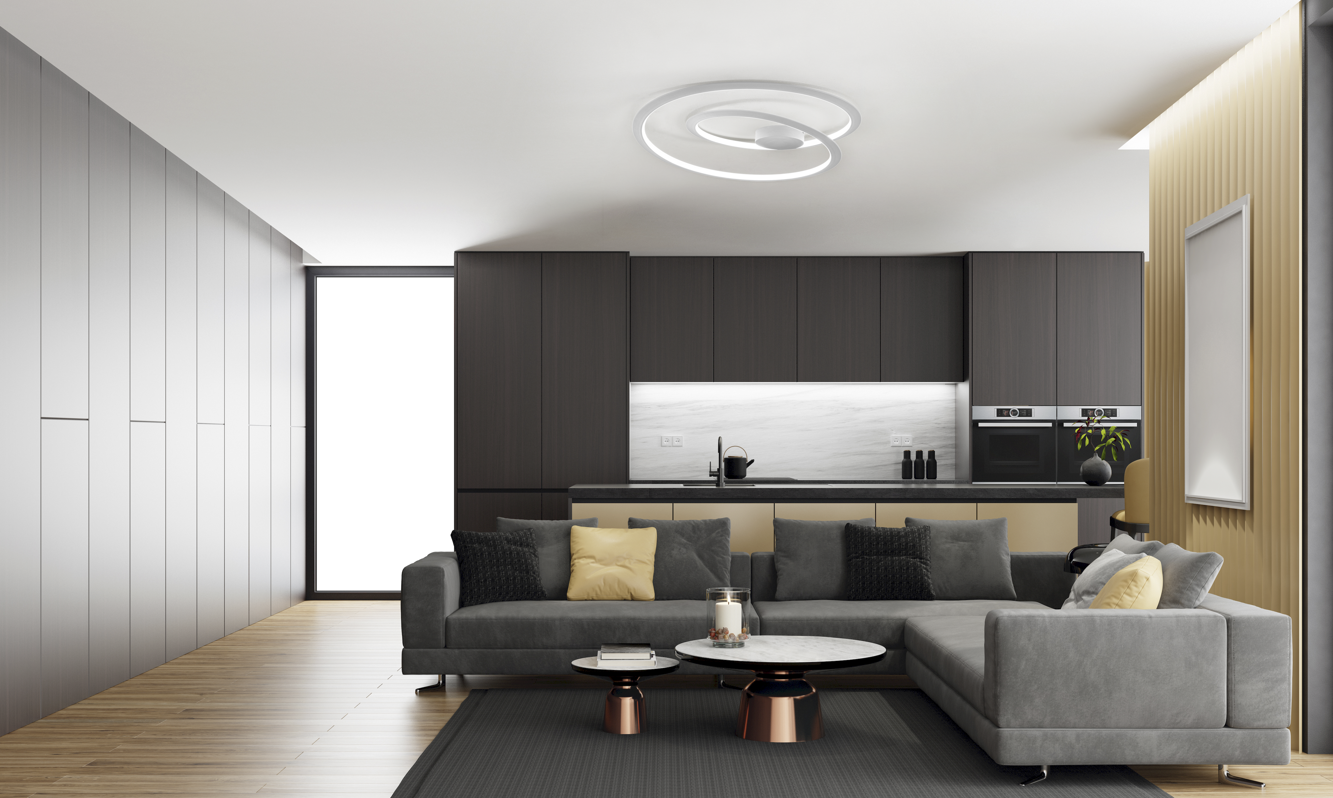 Plafoniera Denver - Nero