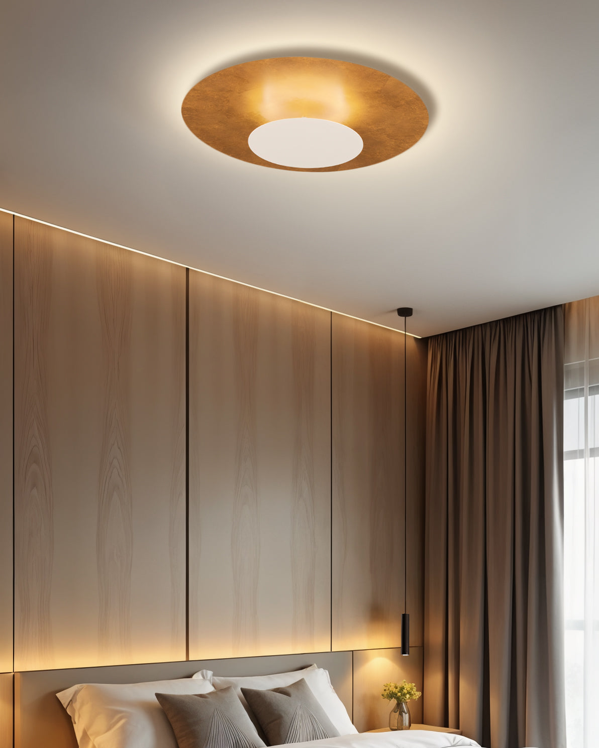 Plafoniera/Applique Moon 65 - Oro