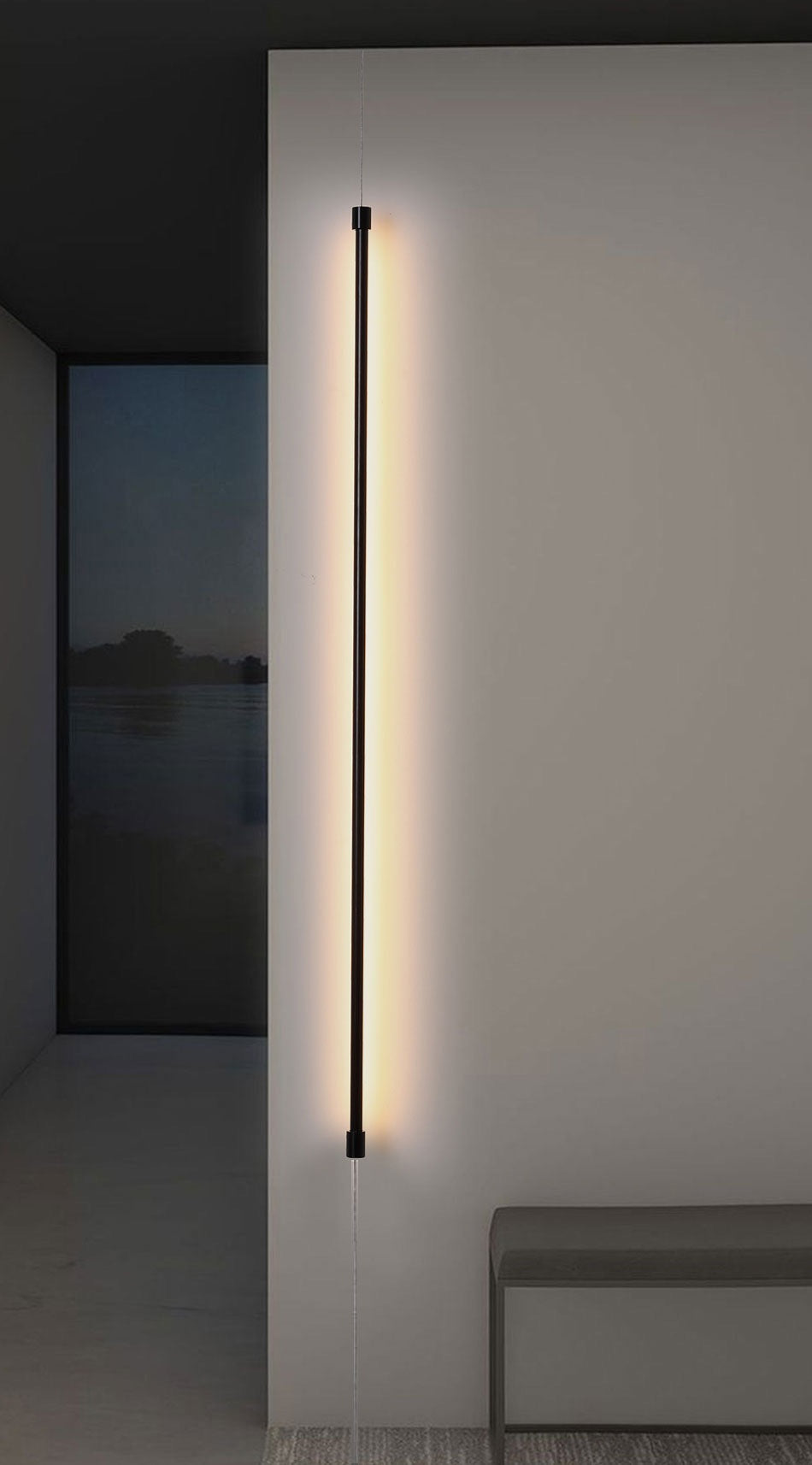 Piantana Terra/Cielo - Nero