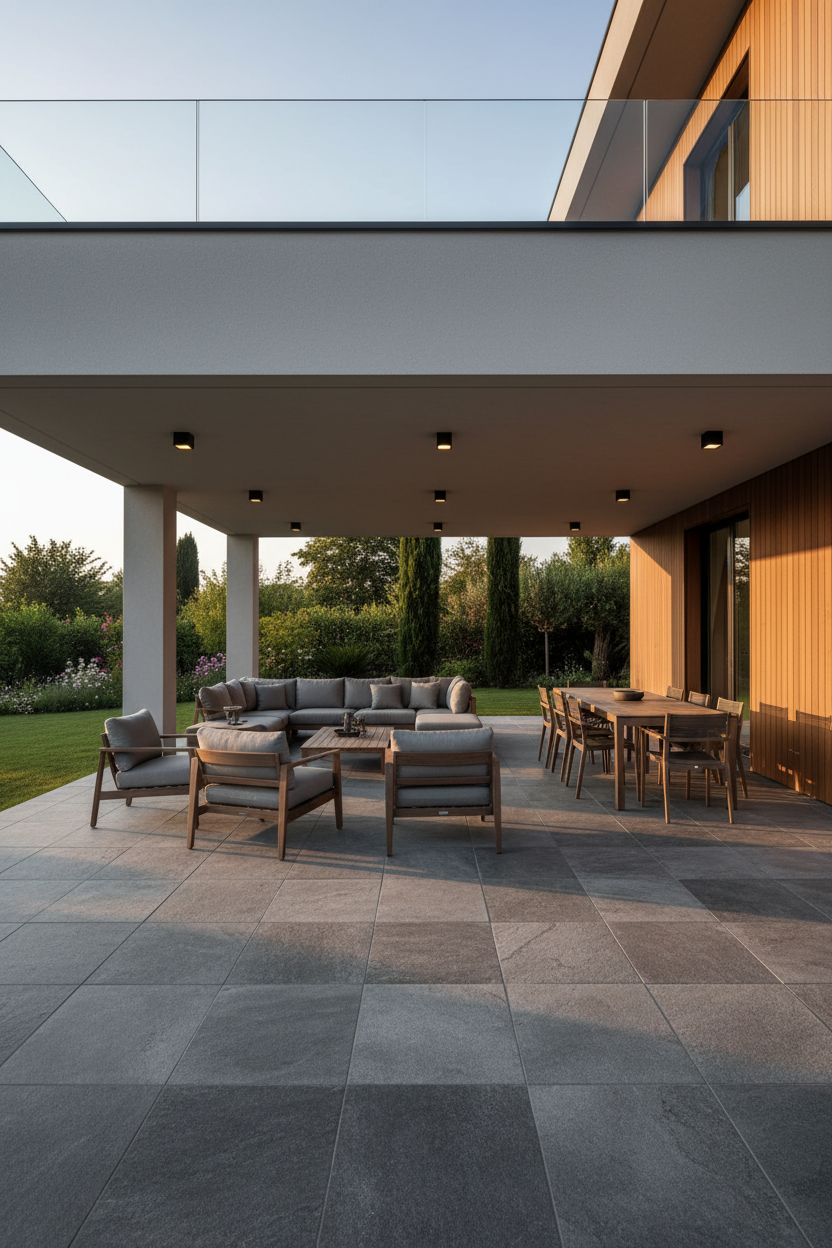 Cubetto soffitto esterno Print - Antracite
