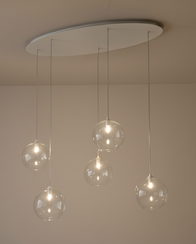 Composizione 5 vetri Sofia cristallo