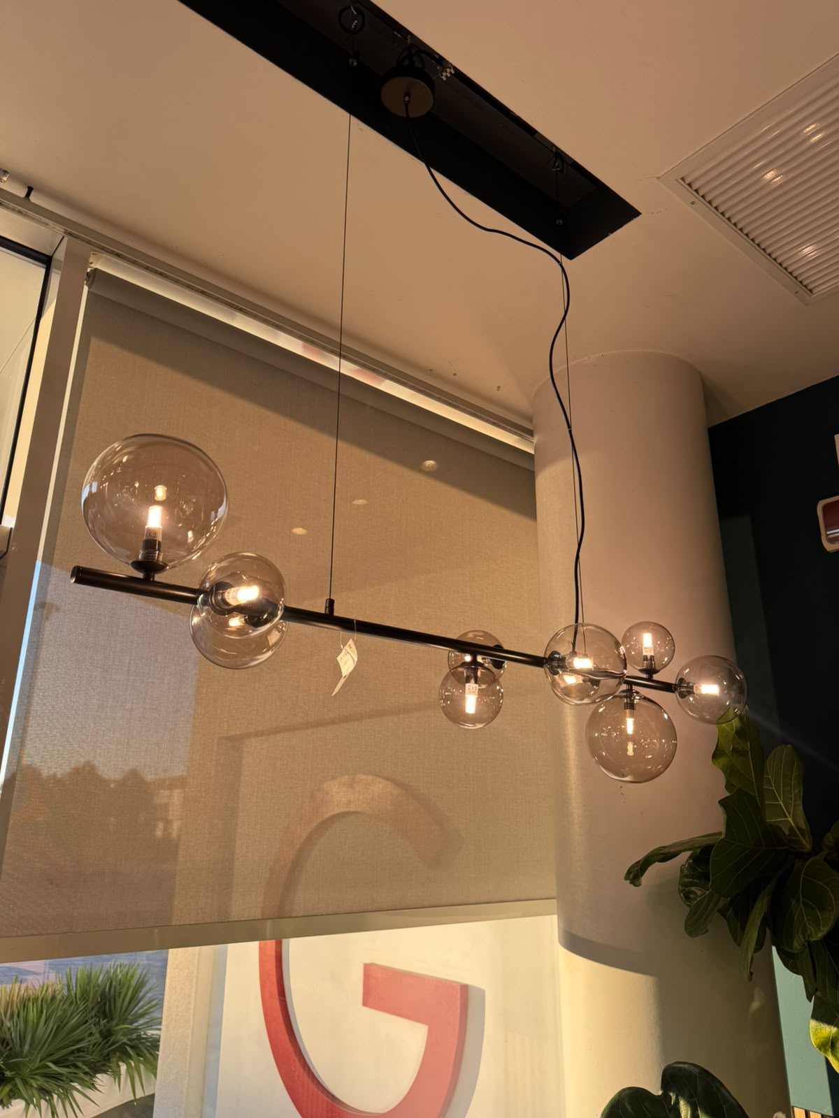 Sospensione Bubble Linear - Bronzo