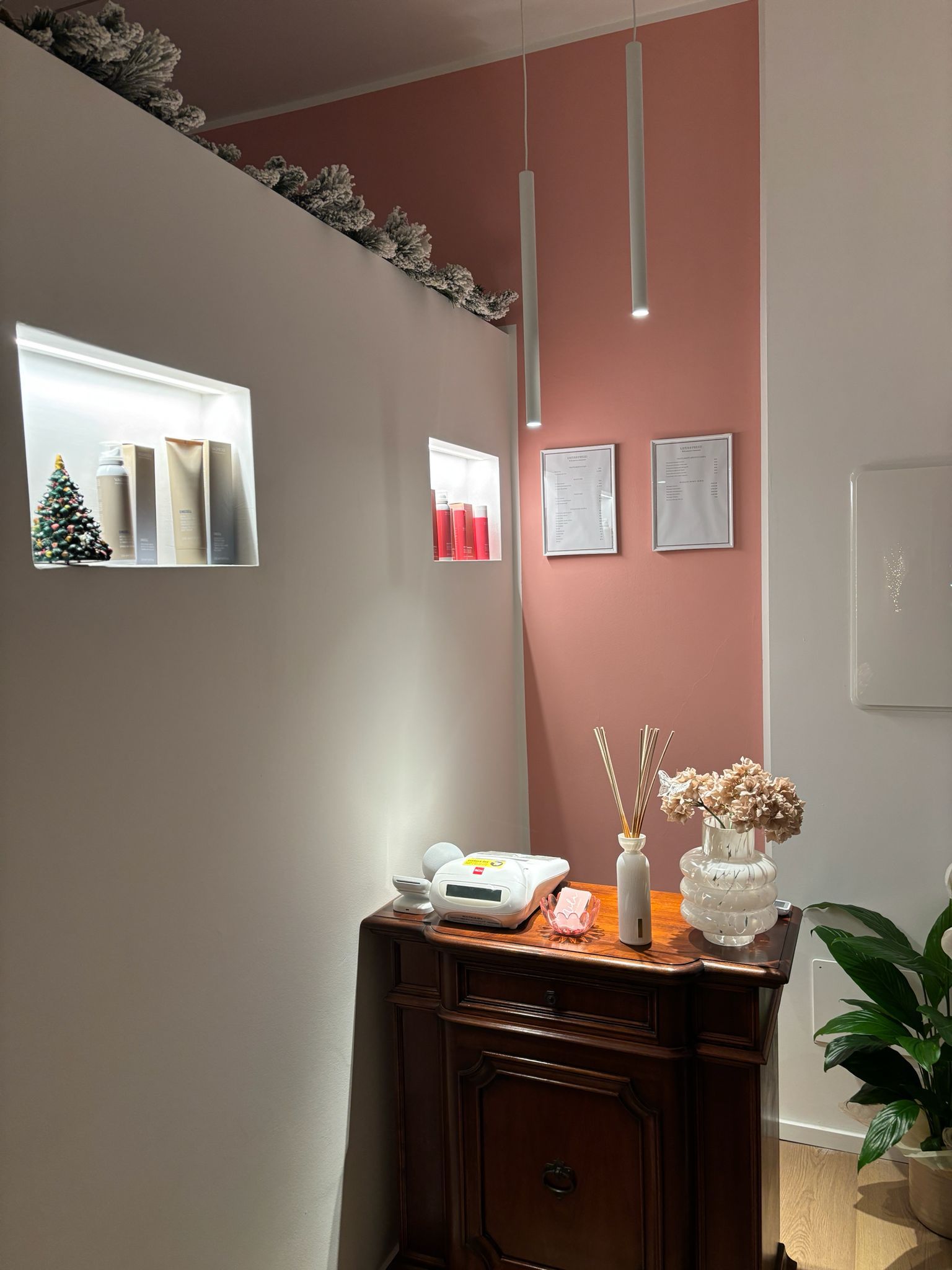 Sospensione cilindro Boston - Bianco