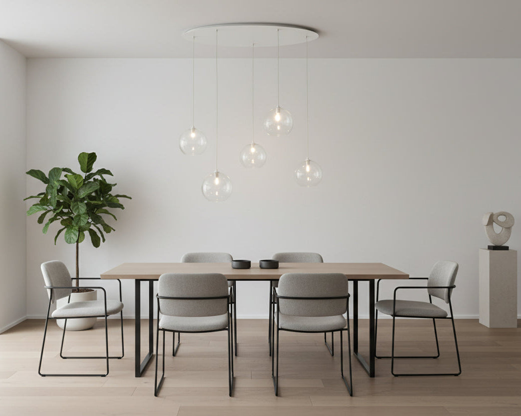 Composizione 5 vetri Sofia cristallo