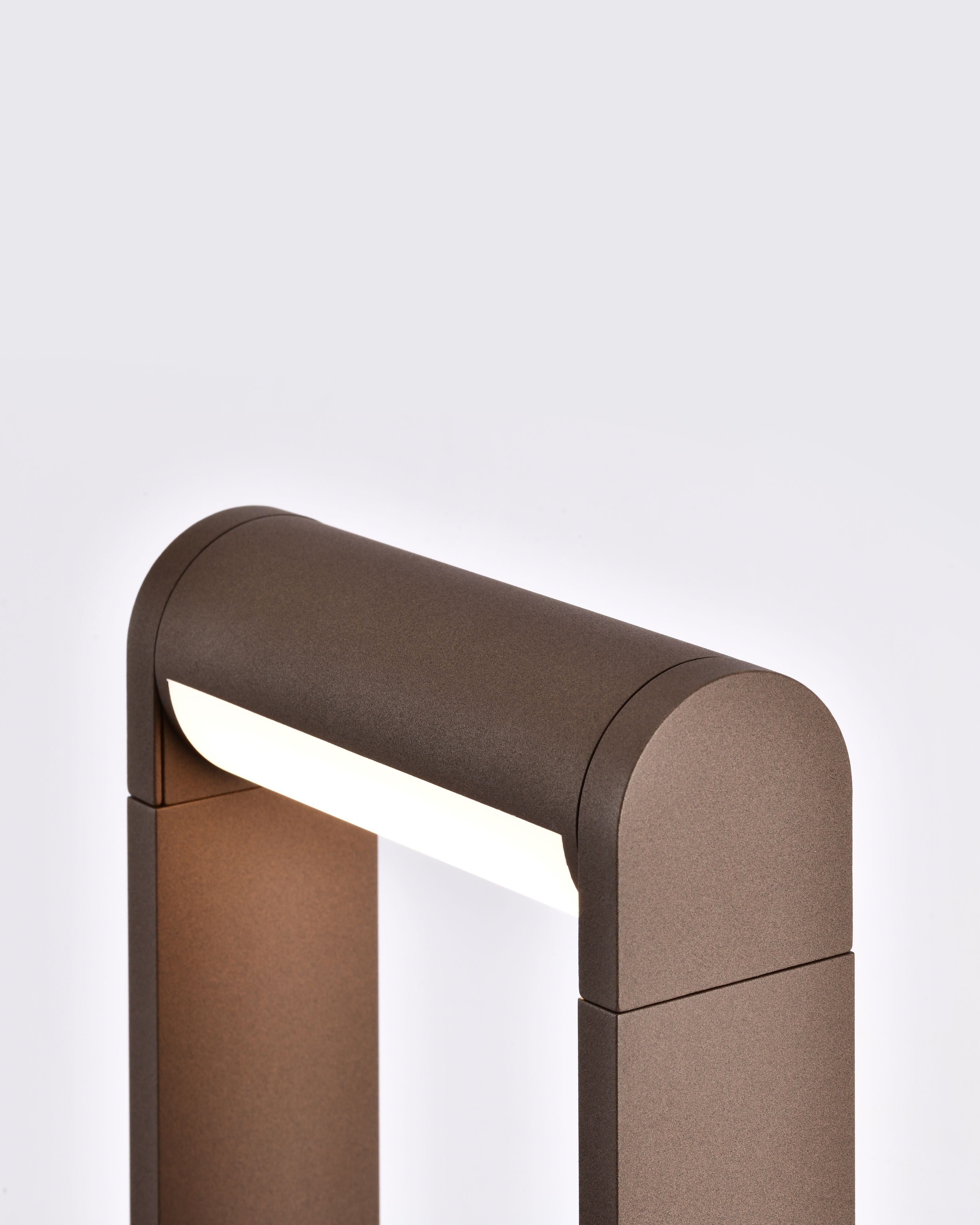 Paletto da terra Focus - 30cm Corten