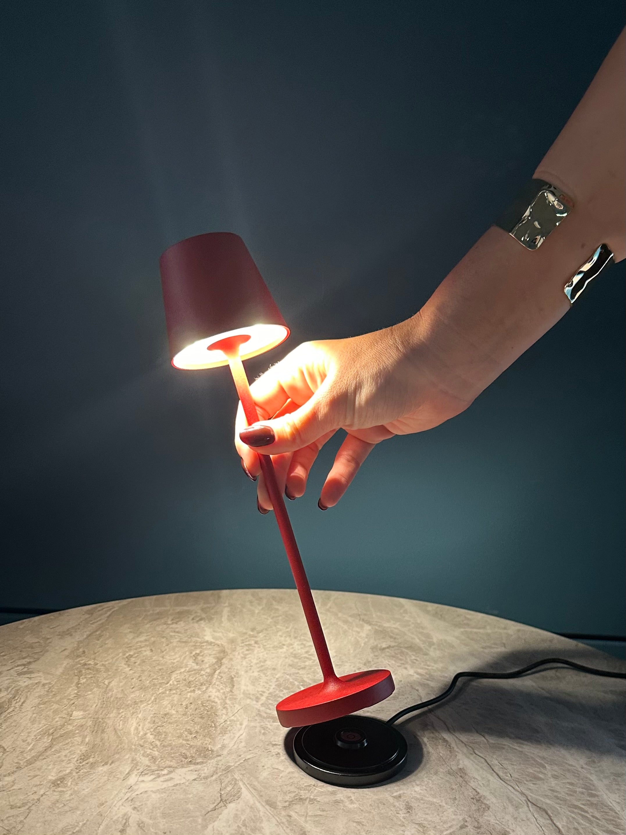 Kelly Mini - Lampada ricaricabile Rosso