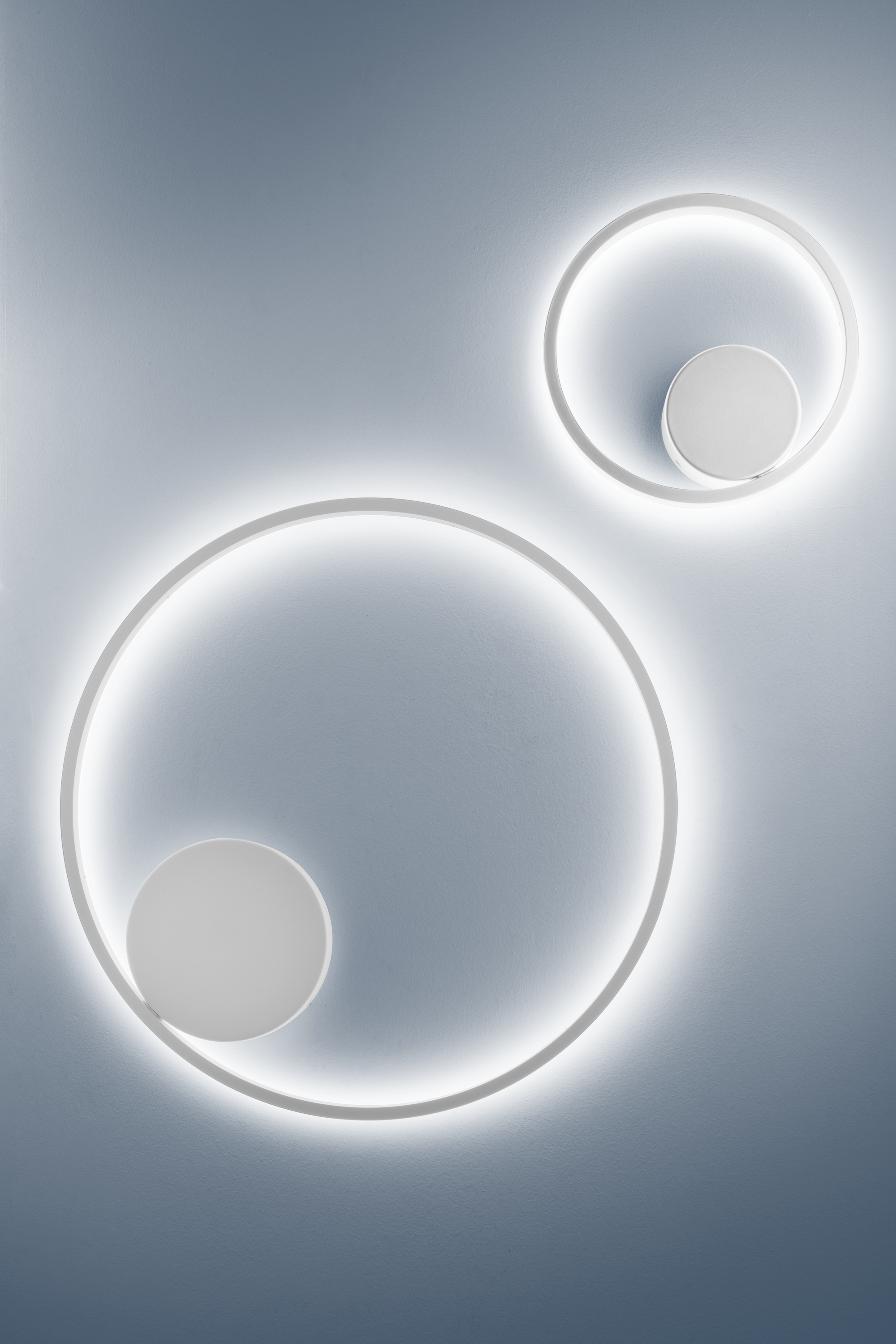 Plafoniera e Applique Eclisse luce indiretta - Bianco