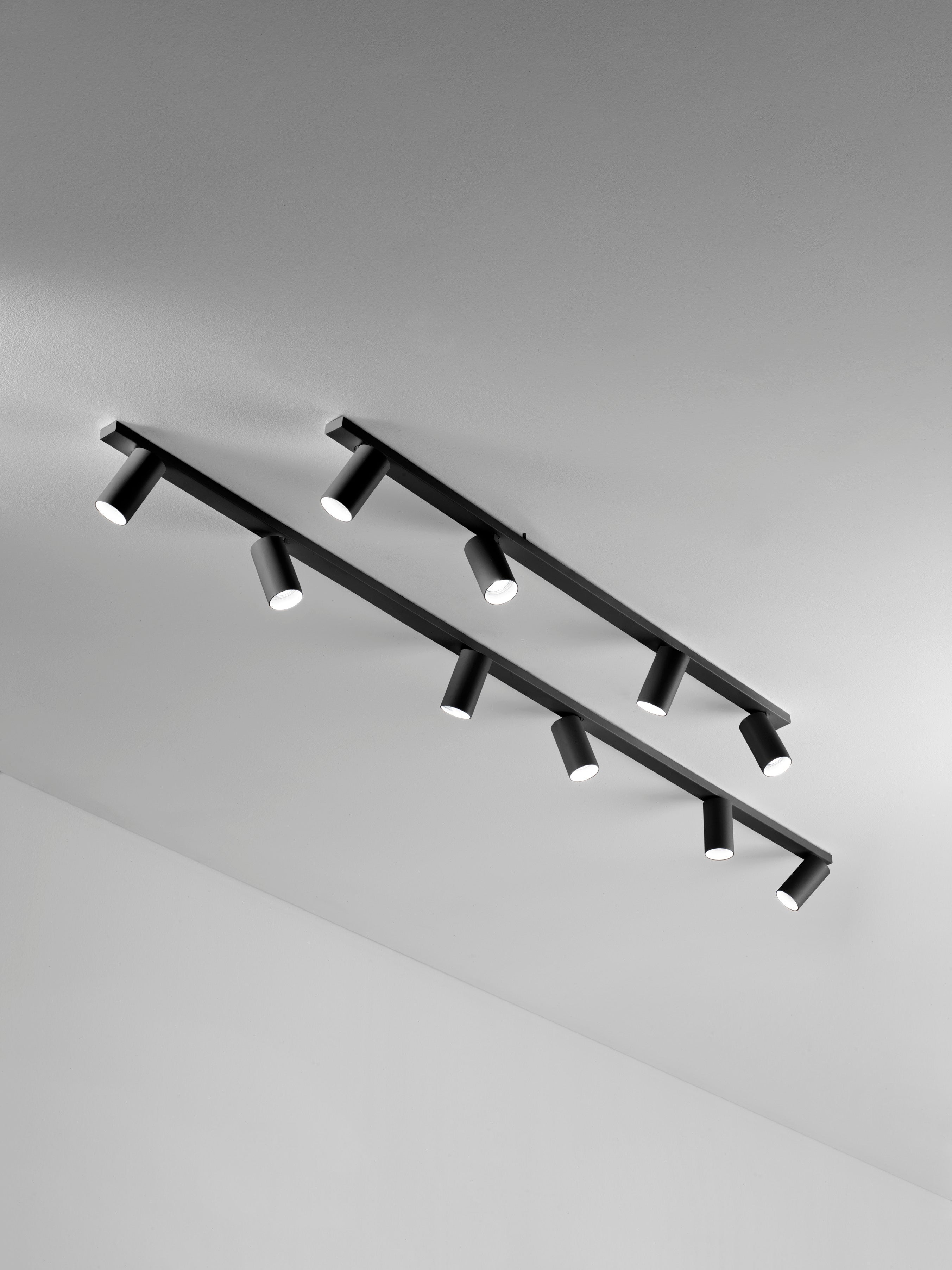 Faretti parete o soffitto Round Big - Nero