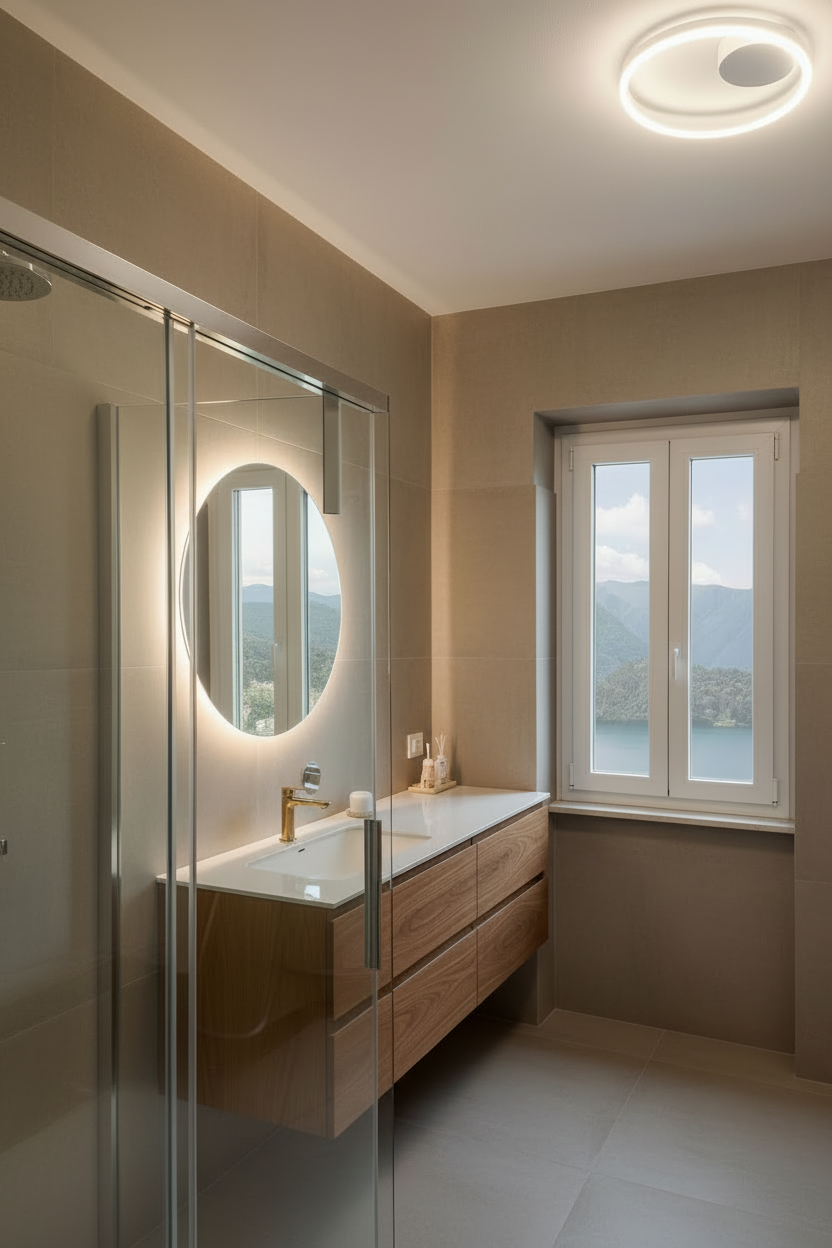 Plafoniera e Applique Eclisse luce diretta - Bianco