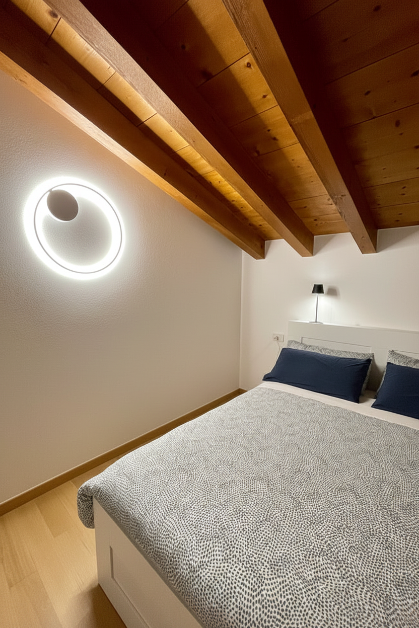 Plafoniera e Applique Eclisse luce indiretta - Bianco