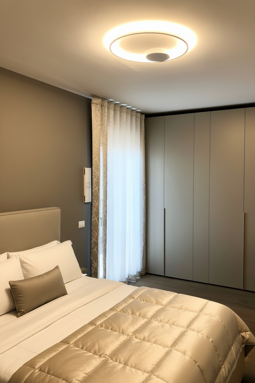 Plafoniera e Applique Eclisse luce indiretta - Bianco