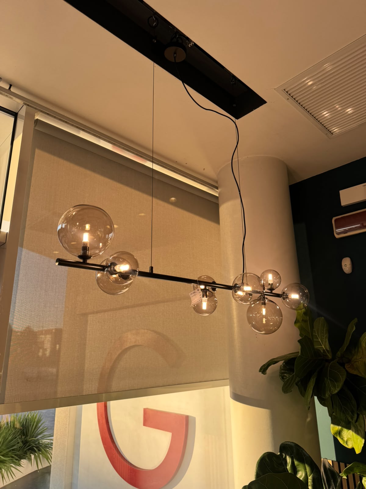 Sospensione Bubble Linear - Bronzo