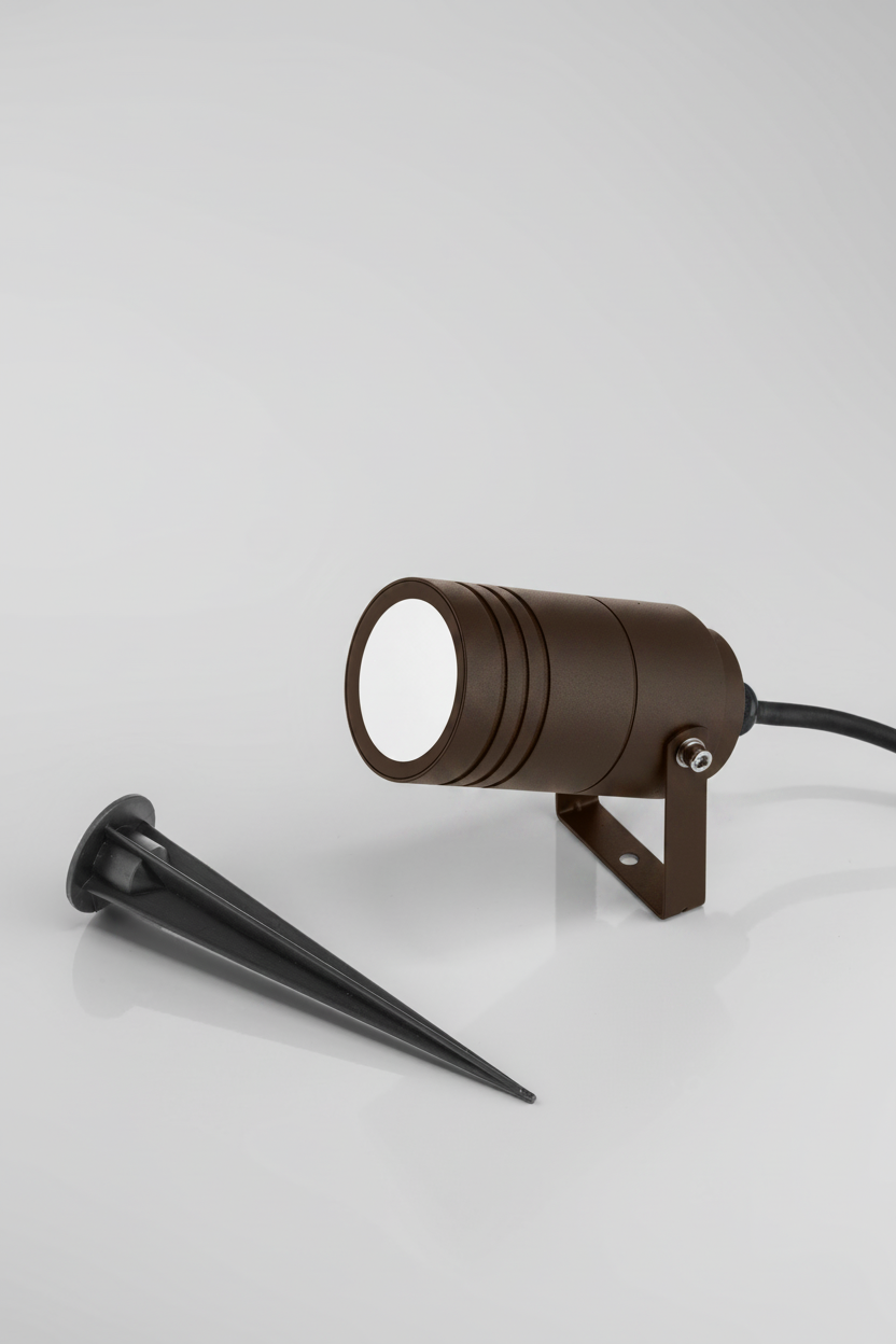 Faretto su picchetto Jack - Corten