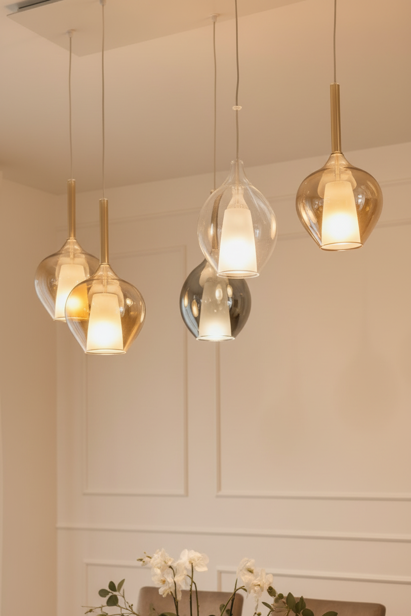 Sospensione Flower - Trasparente